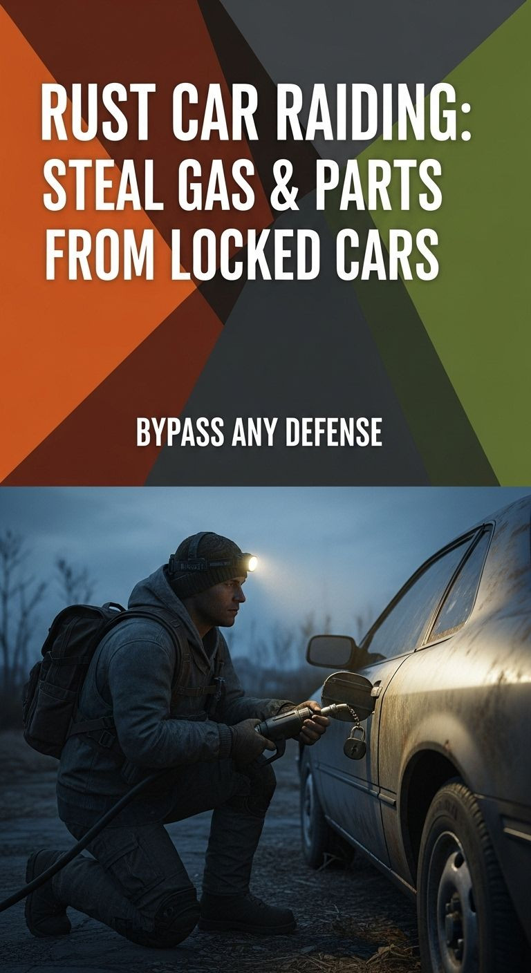 can u get gas from a locked car in rust?