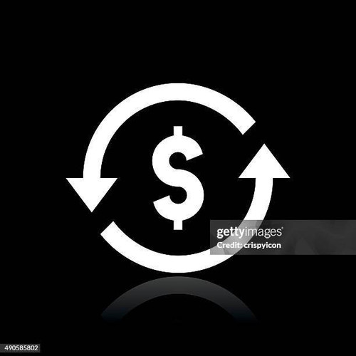 icono de la tasa de cambio sobre un fondo negro whiteseries.jpg
