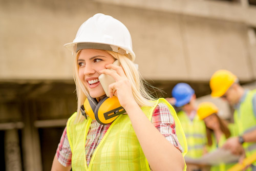 beautiful young female construction architects using phone construction site 360066 11755.jpg