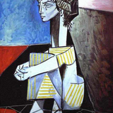 3 Jacqueline de mãos cruzadas (1954), de Picasso.png