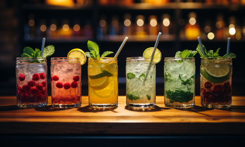 Spectrum of Five Refreshing Bar Cocktails.png