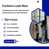 One of our clients reached out for curtain cleaning and was thrilled with the result.