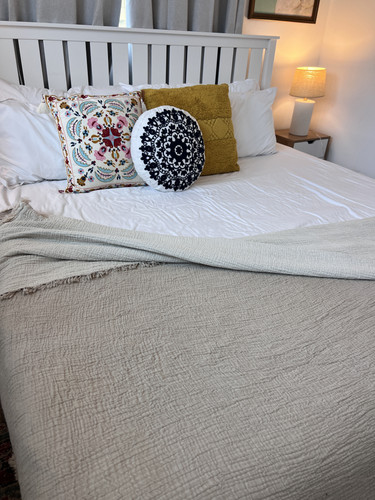 Muslin Bed Blanket Blanket Taupe (2).jpg