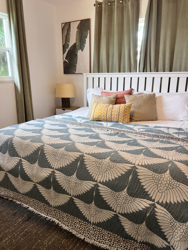 Crane Muslin Bed Blanket Teal (1).jpg
