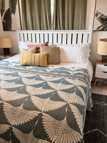 Crane Muslin Bed Blanket Teal (2).jpg