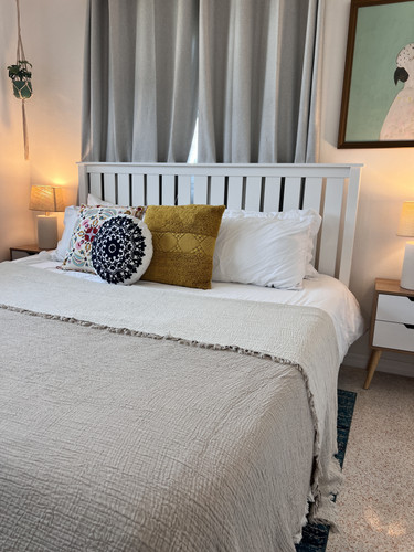Muslin Bed Blanket Blanket Taupe (8).jpg