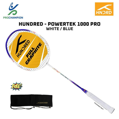 raket hundred powertek 1000 pro white