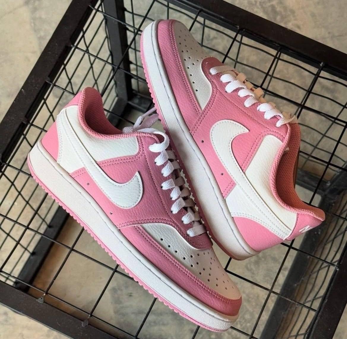 Tênis Nike Court Vision Low Next Nature Feminino Bege/Branco