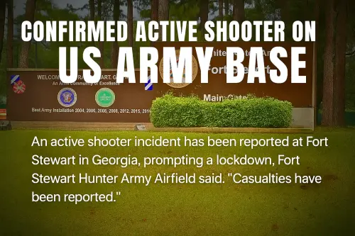 An active shooter incident has been reported at Fort Stewart in Georgia.webp