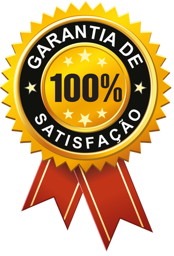 Medalha de Garantia de Satisfacao 100% PNG Transparente Sem Fundo.png
