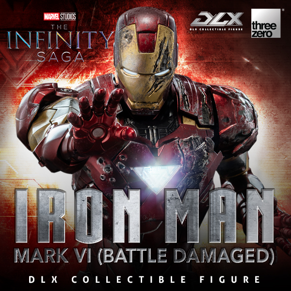 threezero Debuts Iron Man Mark 6 (Battle Damaged) DLX Figure threezero Debuts Iron Man Mark 6 (Battle Damaged) DLX Figure