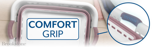 BKH1542 Collapsible Laundry Basket Pink A+ 02.jpg