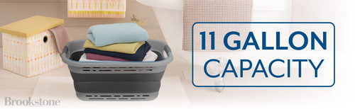 BKH1543 Collapsible Laundry Basket Dark Gray A+ 03.jpg