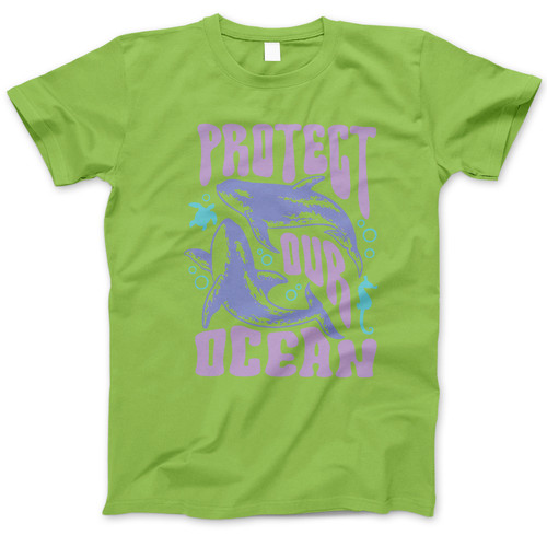 Photograph of four blank t-shirts greys beige and army green. Clipping path included. Ready for your.jpg