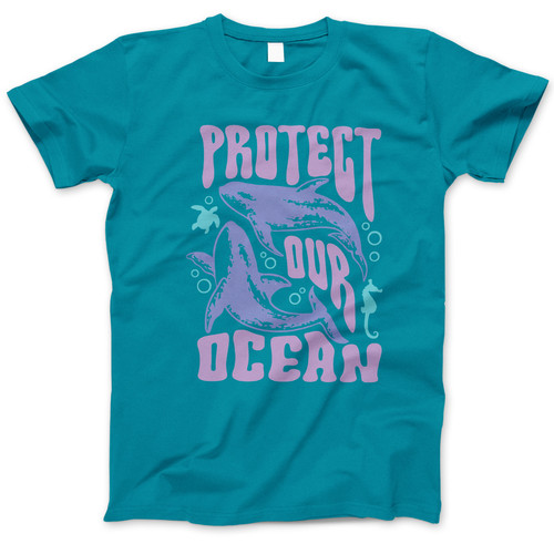 Photograph of four blank t-shirts greys beige and army green. Clipping path included. Ready for your.jpg