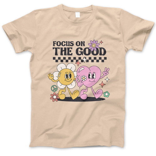 Photograph of four blank t-shirts greys beige and army green. Clipping path included. Ready for your.jpg