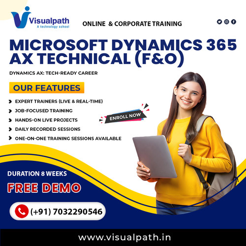 Enroll in Visualpath's Best Microsoft Dynamics AX Training in Bangalore and gain hands-on experience with expert-led sessions, real-time projects, and a job-oriented curriculum. We offer flexible online classes, corporate training, and 24/7 global access across India, USA, UK, Canada, Dubai, Australia, and more. Boost your career with top-notch training. Call +91-7032290546 to get started today!
WhatsApp: https://wa.me/c/917032290546
Visit: https://www.visualpath.in/online-microsoft-dynamics-ax-technical-training.html
Visit our Blog: https://visualpathblogs.com/category/d365-ax-technical/