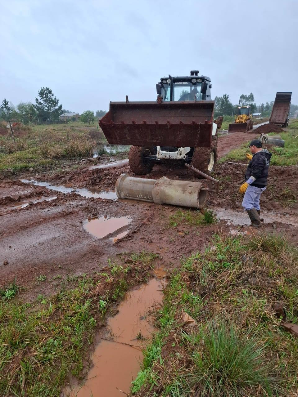 Avances en el Plan de Obras Viales en Azara