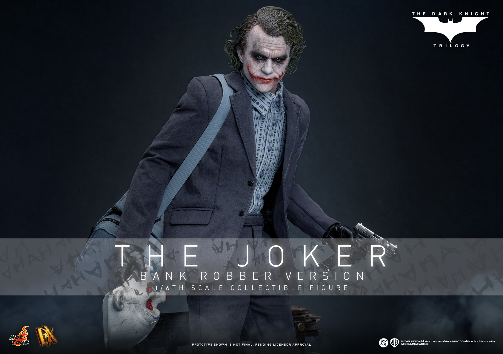 The Dark Knight Trilogy: The Joker (Bank Robber Version) – 1/6th Scale Collectible Figure by Hot Toys The Dark Knight Trilogy: The Joker (Bank Robber Version) – 1/6th Scale Collectible Figure by Hot Toys