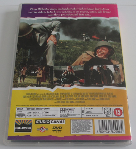 DVD Kolekce filmů s Pierrem Richardem H.C.E. Nevím nic, ale řeknu všechno RUB.jpg
