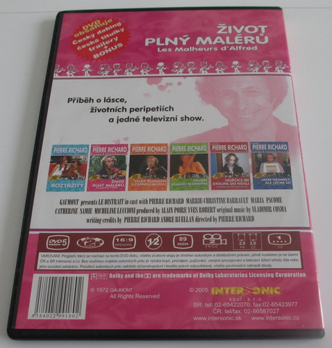 DVD Kolekce filmů s Pierrem Richardem Intersonic Život plný malérů RUB.jpg