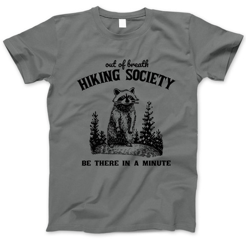 Photograph of four blank t-shirts greys beige and army green. Clipping path included. Ready for your.jpg