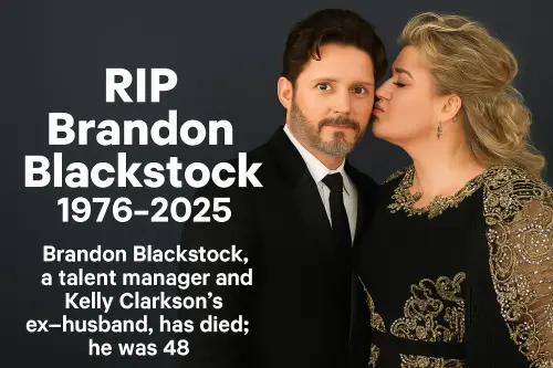 Kelly Clarkson's ex husband, Brandon Blackstock, has died at age 48.webp