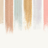 Pastel shimmering acrylic brush stroke vector
