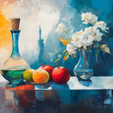 oil painting image innovations rule thirds generative ai