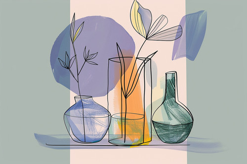 painting flowers vases with one that says tulip.jpg