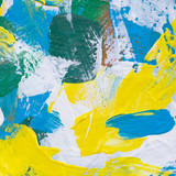 Yellow paint textured background abstract handmade experimental art