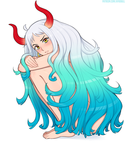 [Pixiv] 96950658 p1 ＂Yamato＂ R 18,ONEPIECE,futanari,creampie,nami,completely naked,Yamato (One P.png