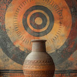 terracotta vase with indigenous pattern (4)