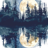 watercolor moon illustration 12