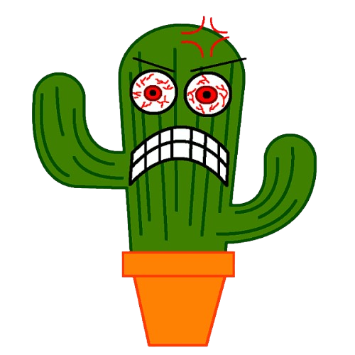 cactaceae 2d computer cactus seed plant flowerpot animated cartoon email animation flowering plant g.png