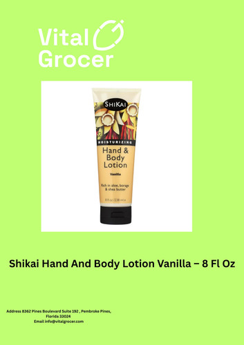 Shikai Hand And Body Lotion Vanilla – 8 Fl Oz.jpg