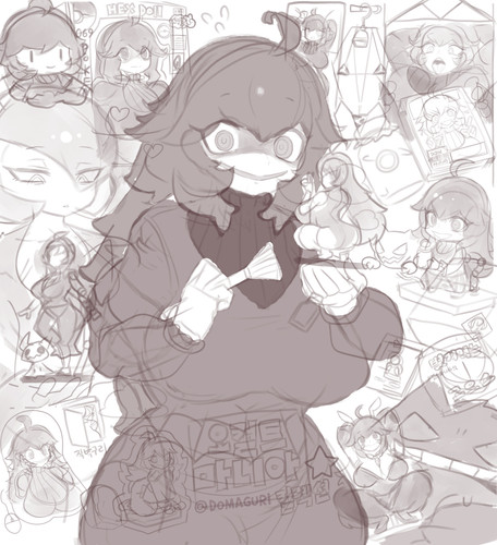 [Pixiv] 125220592 p1 ＂오컬트마니아 컬렉션＂ By Domaguri (90770211).jpg