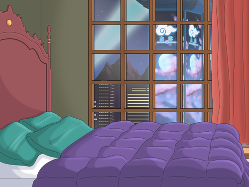 starlit bedroom