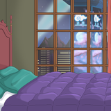 starlit bedroom