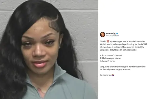 GloRilla says her home was invaded and that police arrested her over cannabis found inside instead o.webp