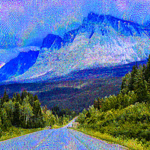 road to the mountains