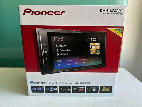 Central Multimídia Pioneer DMH A248BT Bluetooth.jpg