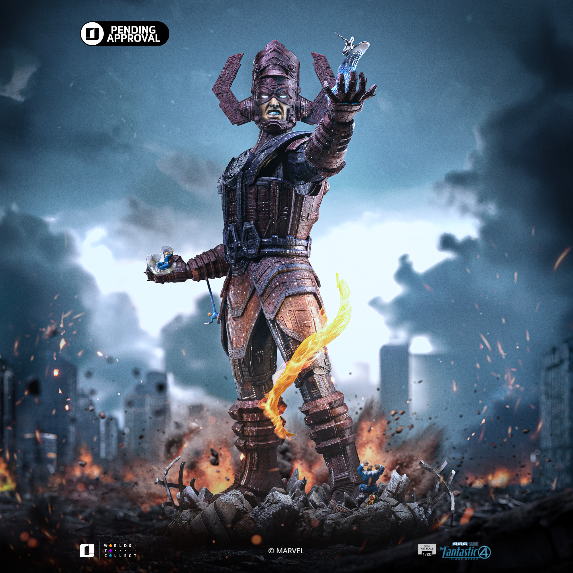 Galactus Descends! Iron Studios Opens Pre-Orders for Epic 1/20 Scale Diorama Galactus Descends! Iron Studios Opens Pre-Orders for Epic 1/20 Scale Diorama