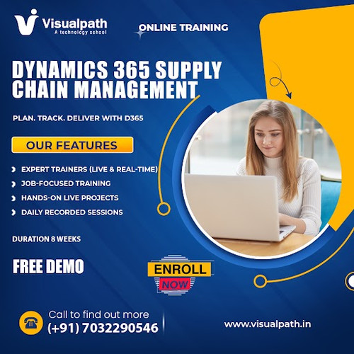 Visualpath is Hyderabad's Top D365 Supply Chain Management in 2025. Call +91-7032290546 to join a free demo and enhance your cloud data skills today!
WhatsApp: https://wa.me/c/917032290546
Visit: https://www.visualpath.in/online-dynamics-365-supply-chain-management.html
Visit our Blog: https://visualpathblogs.com/d365-supply-chain-management-functionaltl/