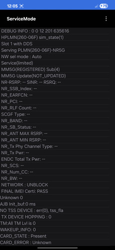 Screenshot 20250725 120516 Service mode RIL