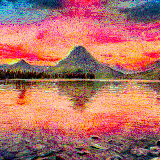 sunset lake