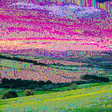 rolling hills sunset