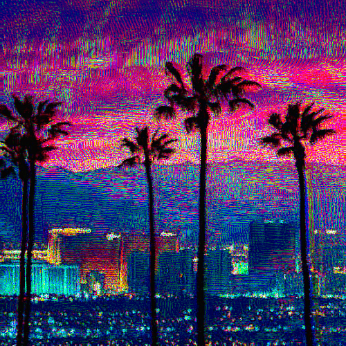 palm tree sunset.gif