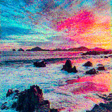 sunset in cabo
