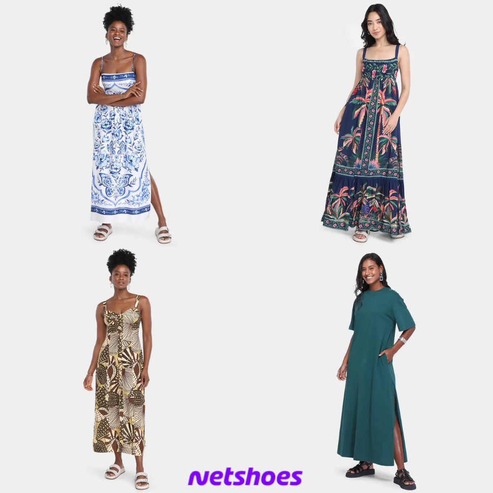 Seleção de vestidos FARM com até 25% Off + cupom de 20% OFF